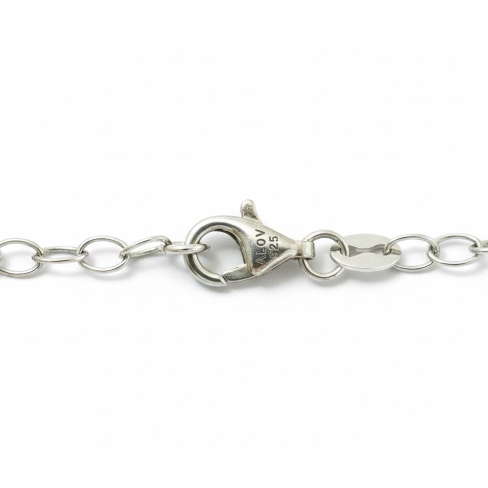 Zales "I Love You Always And Forever" Sterling & Diamond Interlocking Hearts - Picture 7 of 7